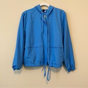 h&m blue windbreaker